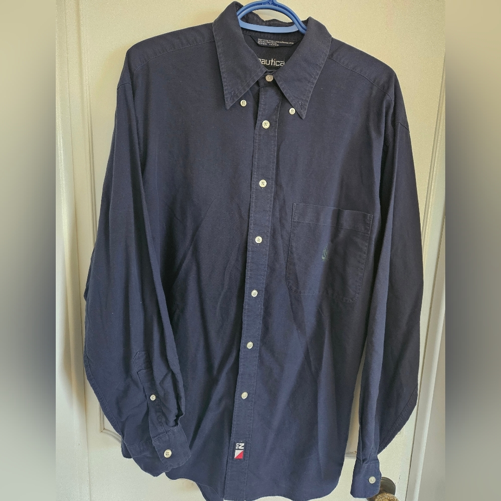Vintage Nautica Longsleeve Button-Up Shirt